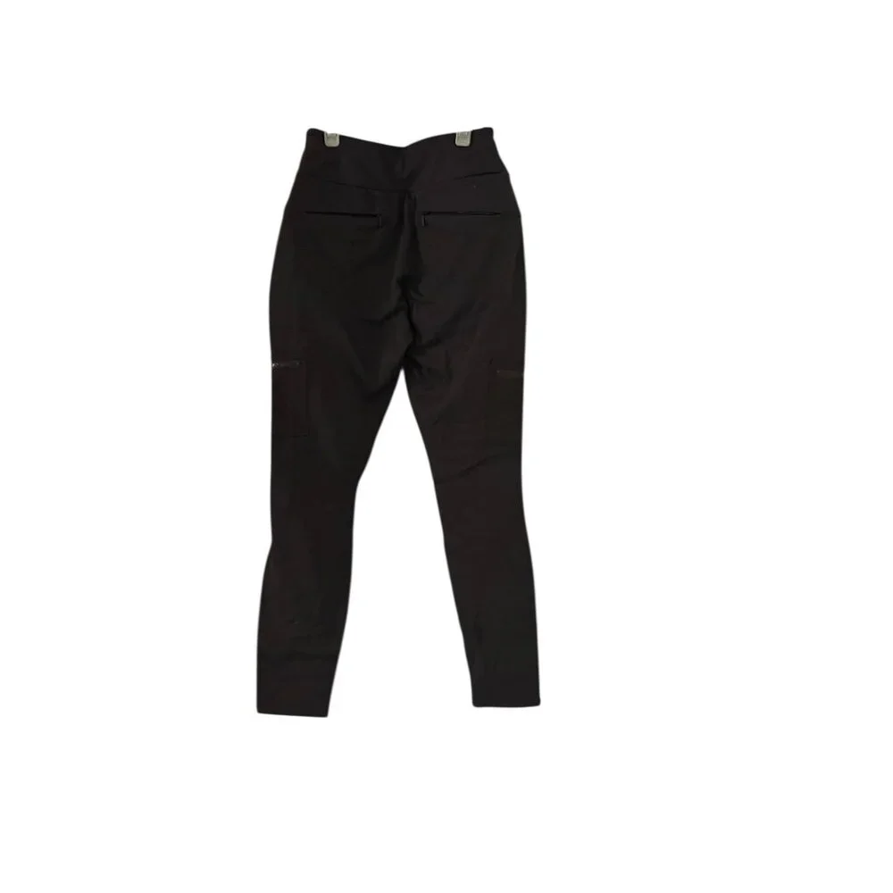 Athleta Headlands Hybrid Cargo Pant Skinny Black Womens Size 4 - Picture 2 of 6